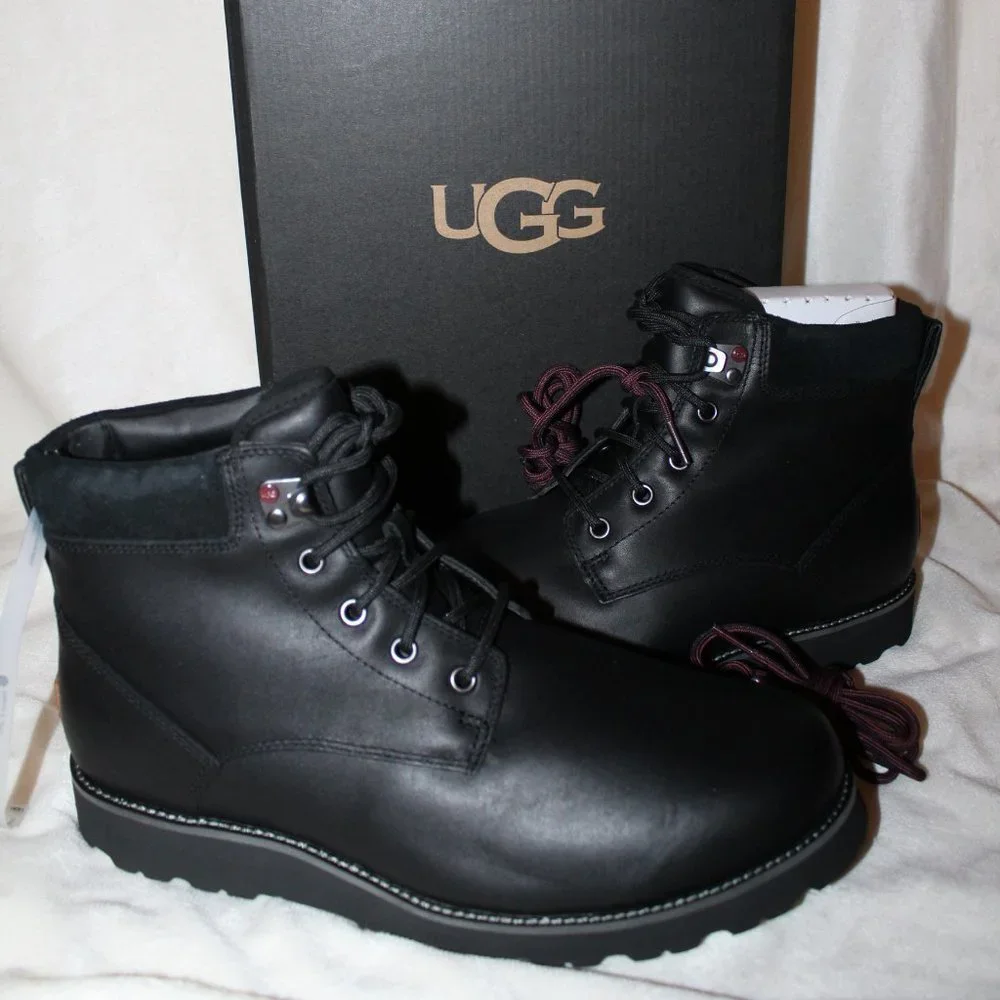 NIB UGG MEN'S SETON TL LEATHER‎ WATERPROOF BOOTS